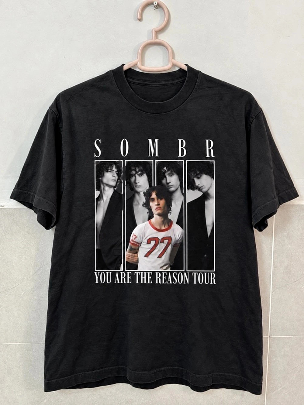 Sombr You Are The Reason Tour T-Shirt Black